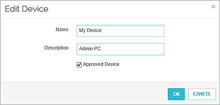 Network Map - Device Details - Approved Device