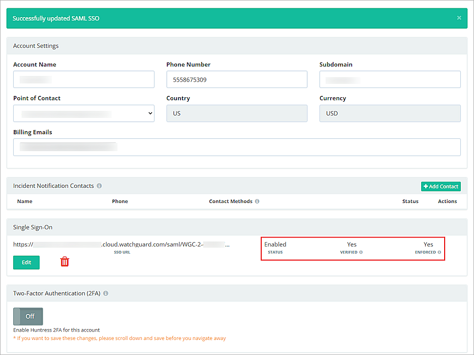 Huntress Integration With Authpoint