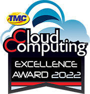 TMC.net Cloud Computing Excellence Award 2022 badge