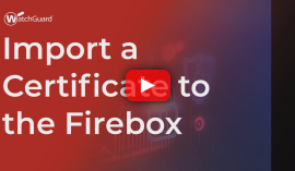 Import Firebox Certificate thumbnail