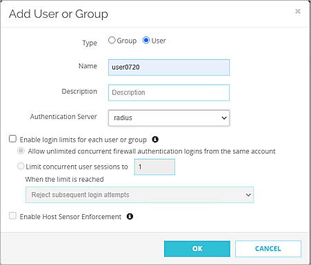 Screenshot of Add User or Group dialog box