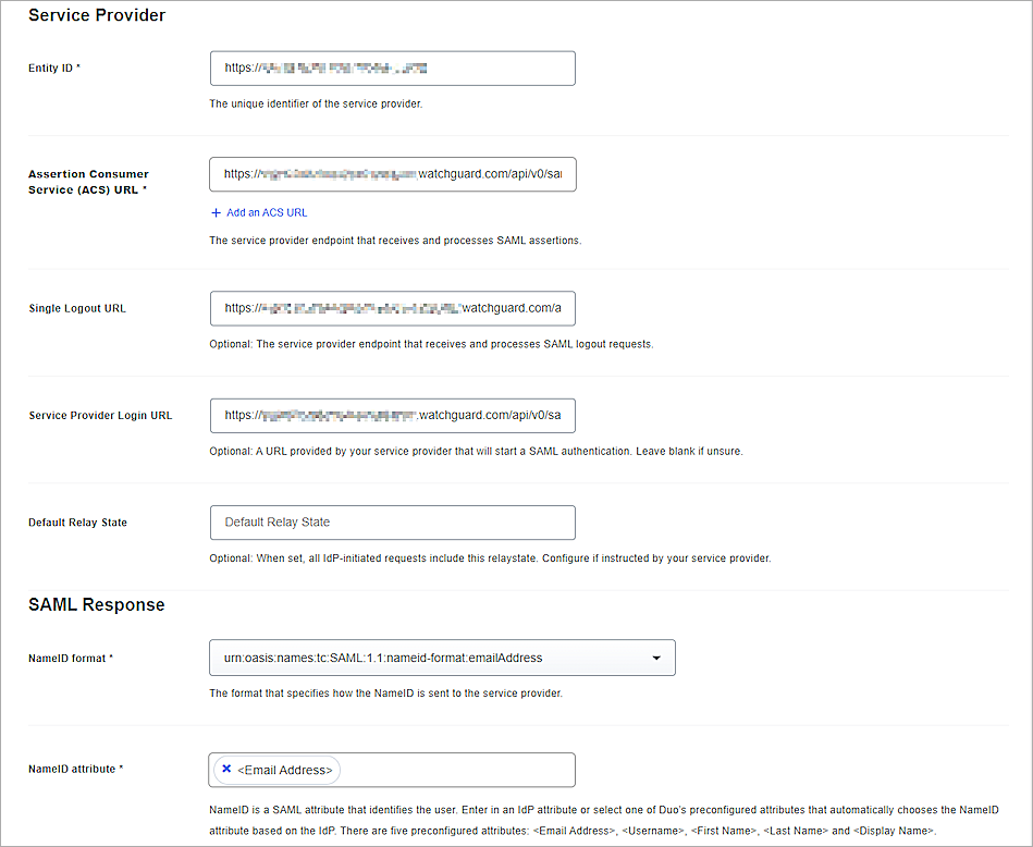 WatchGuard Account SSO Integration with Duo and Active Directory