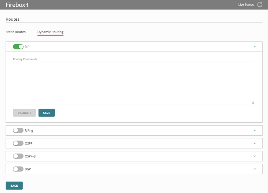 Configure Firebox Dynamic Routing