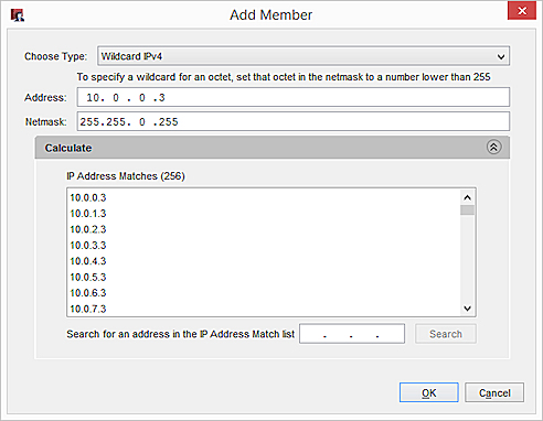 Screen shot of the Add Member dialog box