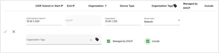 Screenshot of the Monitor Only My Critical Systems options to monitor network traffic