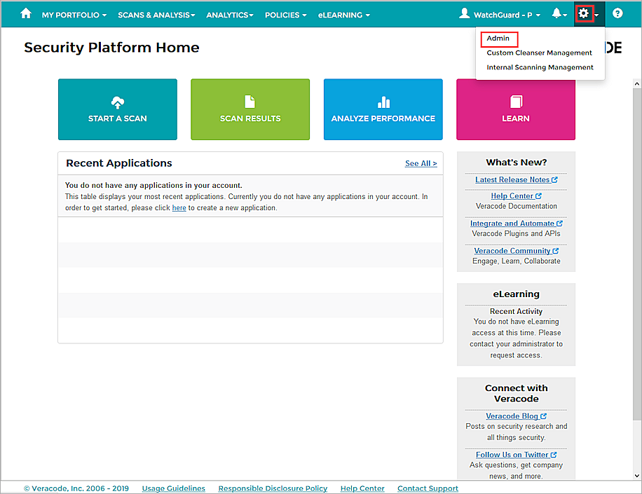 Veracode Integration with AuthPoint