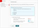 Screenshot of the FireCloud authentication settings.