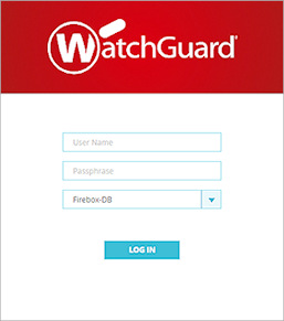 Screen shot of the login page