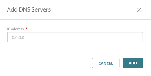 Screenshot of Add DNS Servers