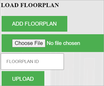 Screenshot of the Taoglas Crowd Insights Load Floor map page