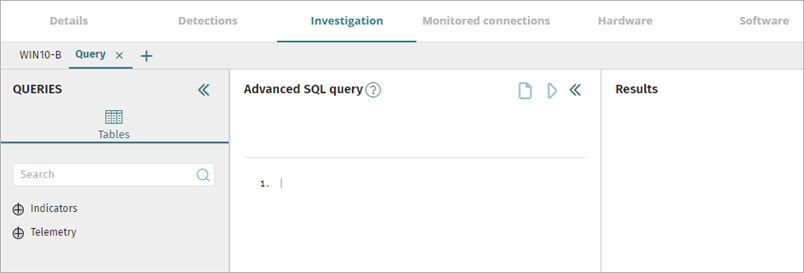 Screenshot of Advance SQL Query home page