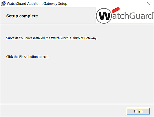 Screen shot that shows the Gateway installation wizard.