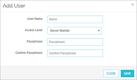 Screenshot of Add User dialog box.