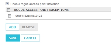 Screen shot of Gateway Wireless Controller - SSID configuration