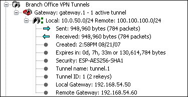 capture d'écran des détails BOVPN