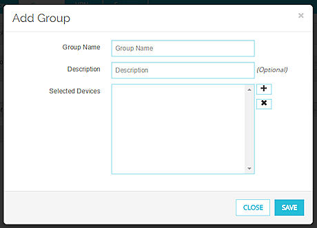 Screen shot of the Add Group dialog box