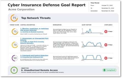 Cyber Insurance Goal Report 