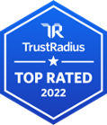 TrustRadius Top Rated 2022 award badge
