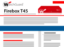 WatchGuard Firebox T45 | FIrewall for Branch Offices