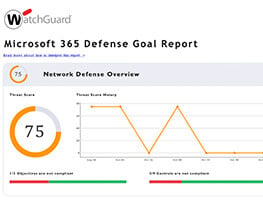 Sample Microsoft 365 Defense Goal Report 